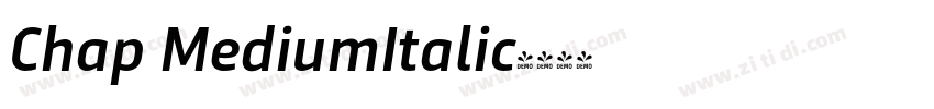 Chap MediumItalic字体转换 Chap MediumItalic字体转换